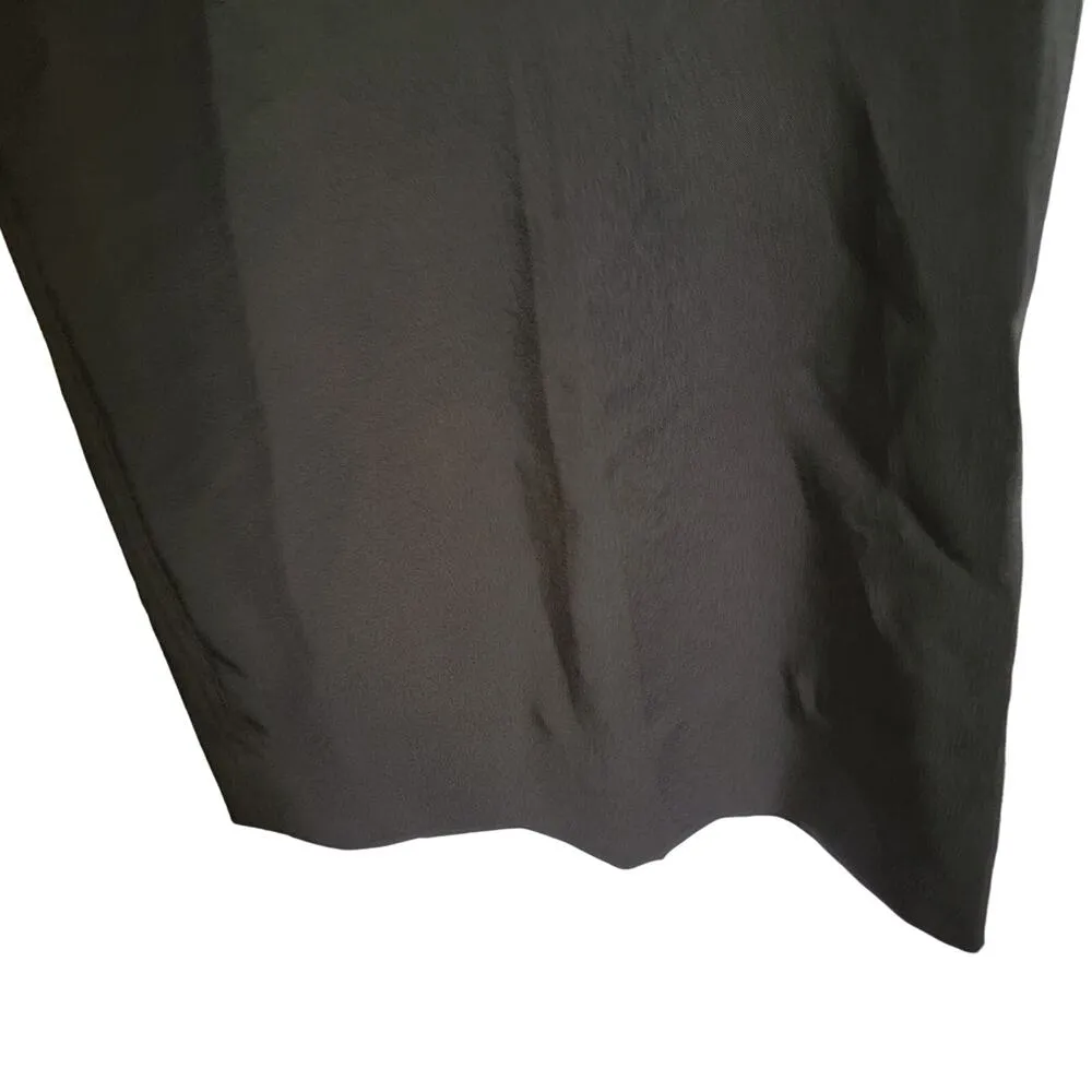 Calvin Klein Black Straight Leg Classic Minimal Trousers Dress Pants Size 8 - Image 7