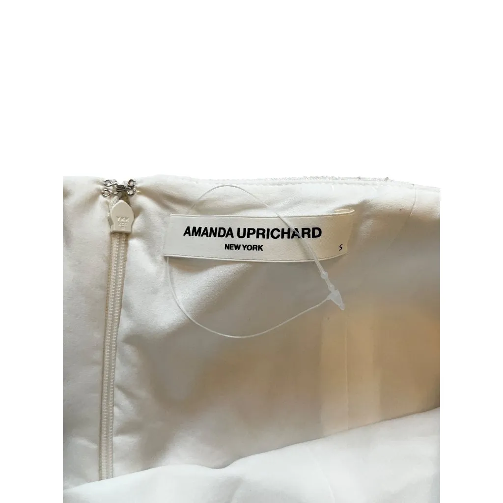 Amanda Uprichard Christine Dress in White Small New Womens Mini Halter - Image 8