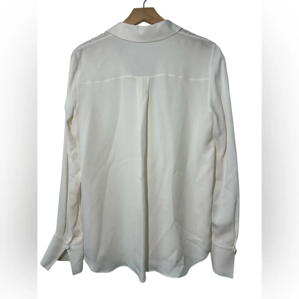 Lafayette 148  New York NWT silk button front  sample blouse - Image 5
