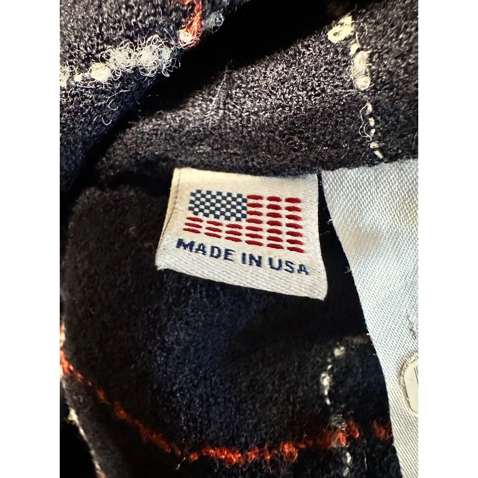 Steven Alan Women's Wool Plaid BUTTON DOWN Shirt Top NAVY Made In USA Small‎ - Image 7