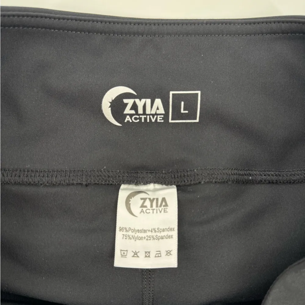 Zyia Active Black 2.5" Running Shorts Lined Size Large - Image 3
