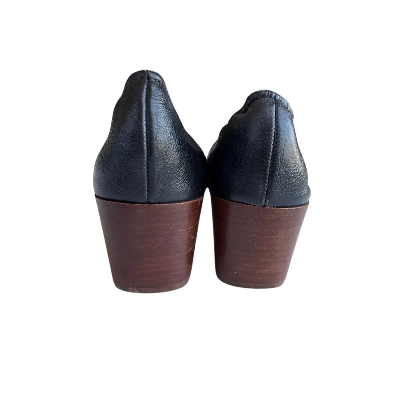 M4D3 Black Block Heel Pumps Heels Size 8.5 - Image 5