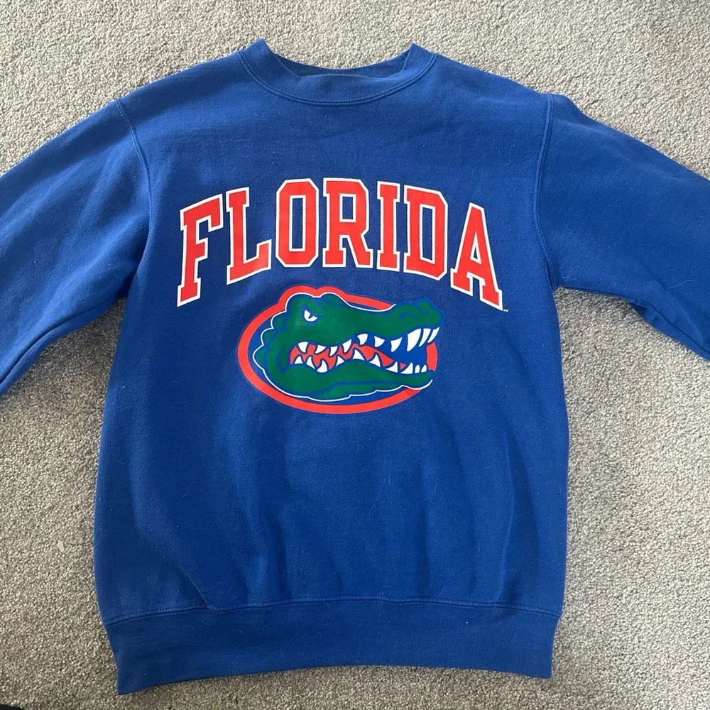 Women’s University of Florida Gators Blue Crewneck XS - Image 2