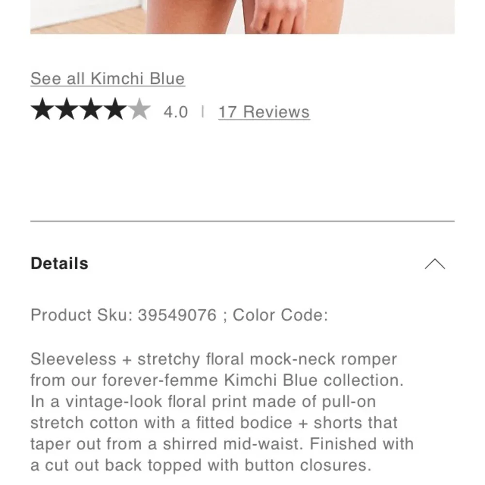 Kimchi Blue Romper, blue - Image 5