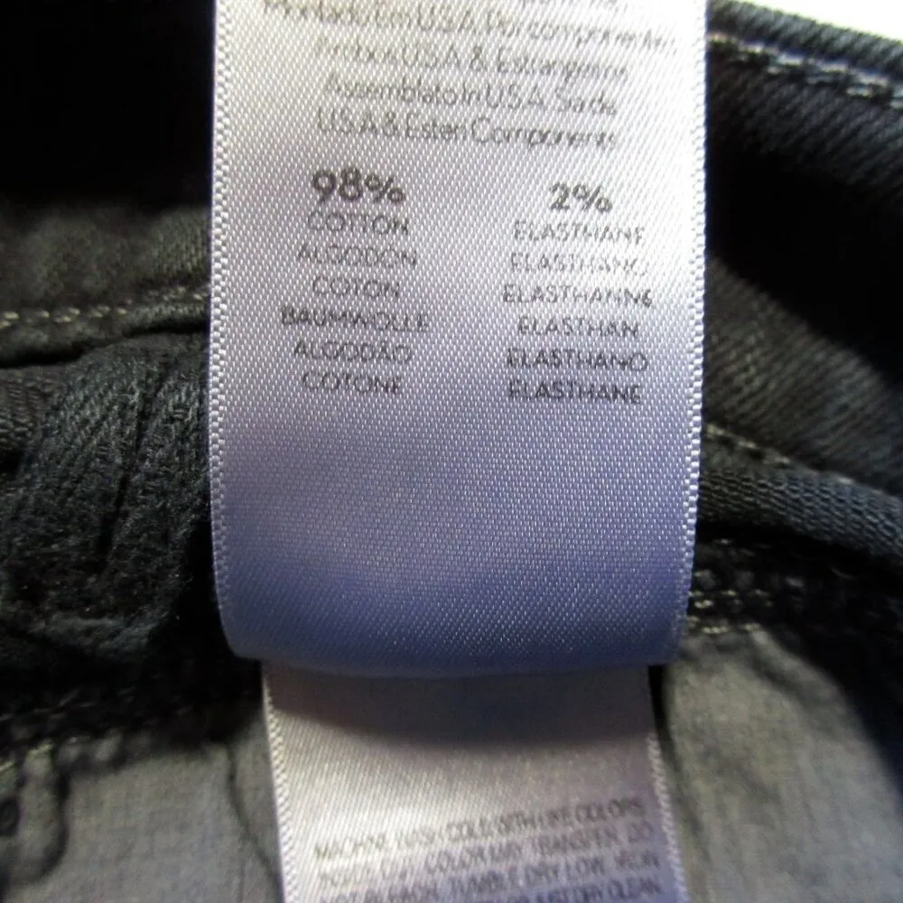 NWT Mother Superior Dazzler Front Yoke Short Fray in Faded Black Denim Shorts 25 - Image 6