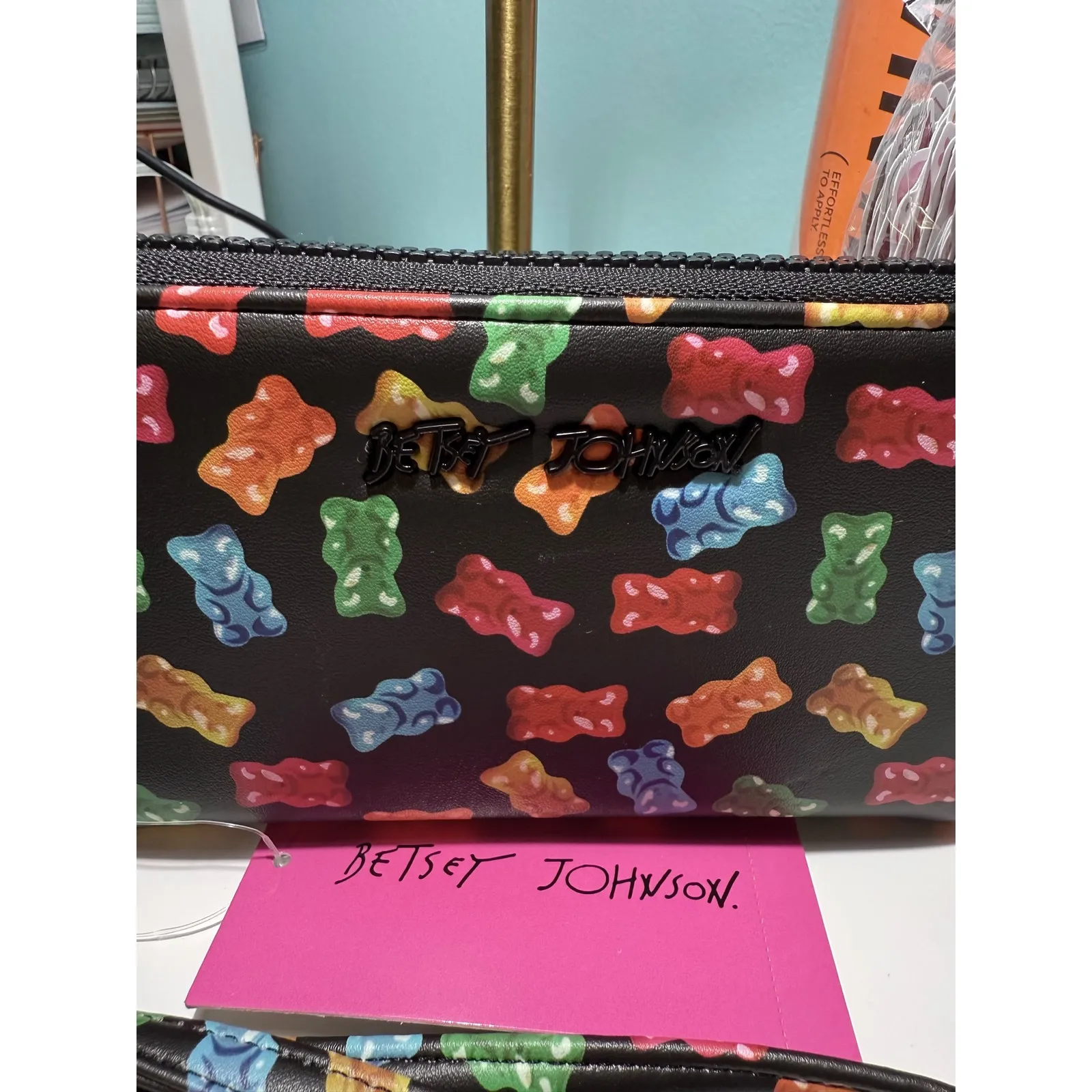 NWT Betsey Johnson Gummy Bear Zip Around Wallet Clutch Wristlet XOKARA | Playful - Image 2