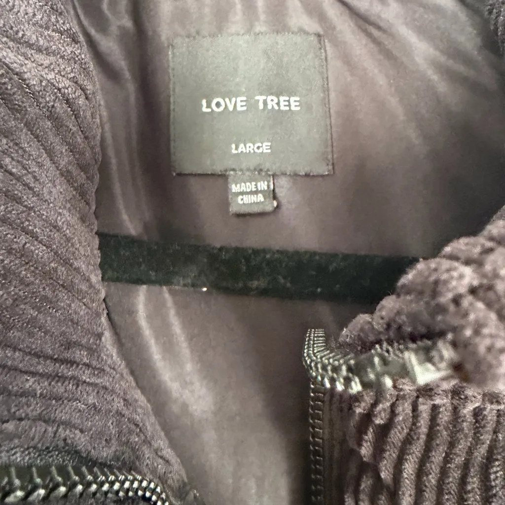 Love Tree  Dark Corduroy Jacket - Image 2