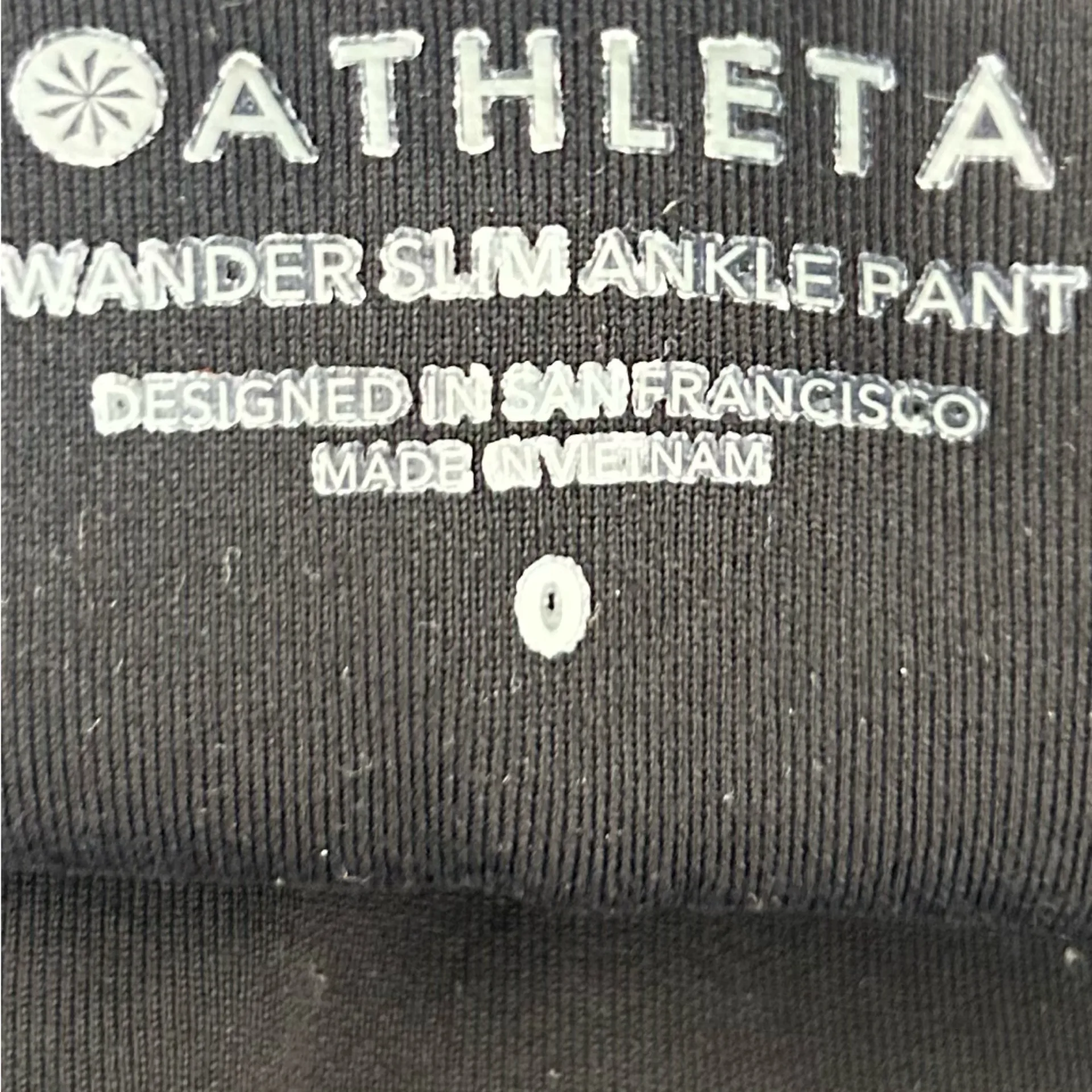 Athleta Black Wander Slim Ankle Pant Size 0 - Image 6