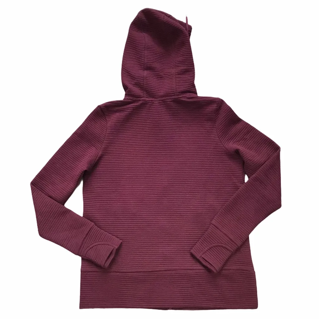 ACTIVE LIFE Women's Ribbed Full Zip Hoodie - Image 2