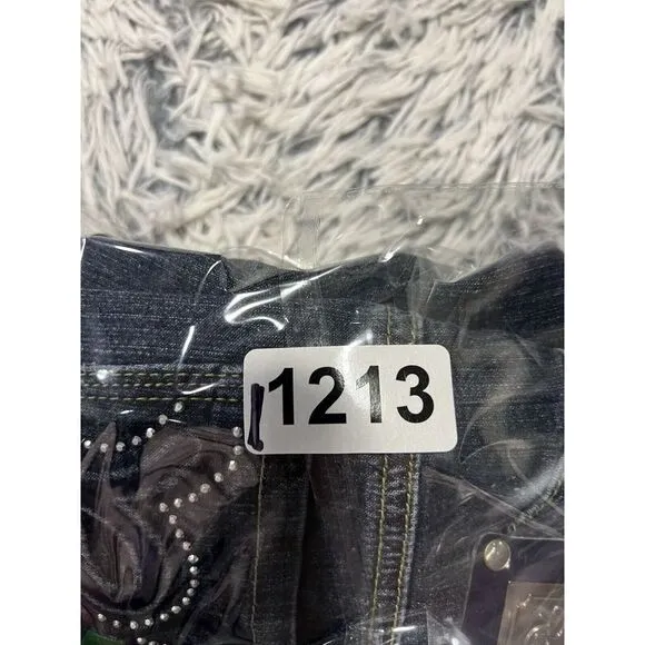 Size 16 34x31 Rocawear Classic‎ Women's Jeans Western Cowgirl Rodeo Straight Leg - Image 9