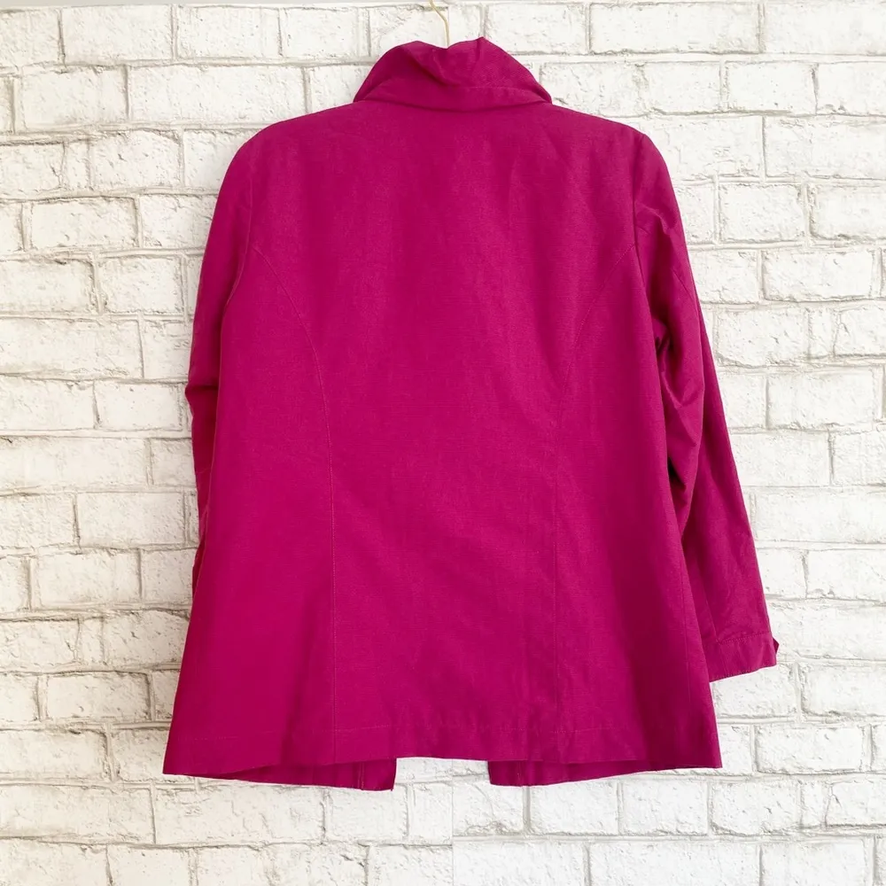 Chico’s Purple Button Front Lightweight Jacket - Image 5