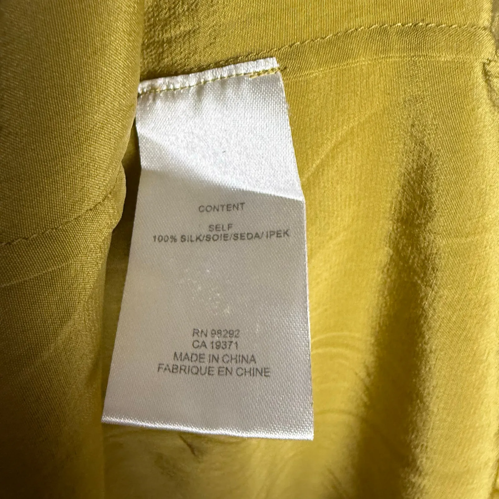 Tibi Eco Silk Yellow Sleeveless Halter Flounce Shift Midi Dress Size 8 - Image 12