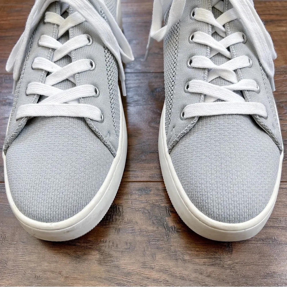 Steve Madden • Bardo Sneaker grey knit platform chunky flatform lace up - Image 5