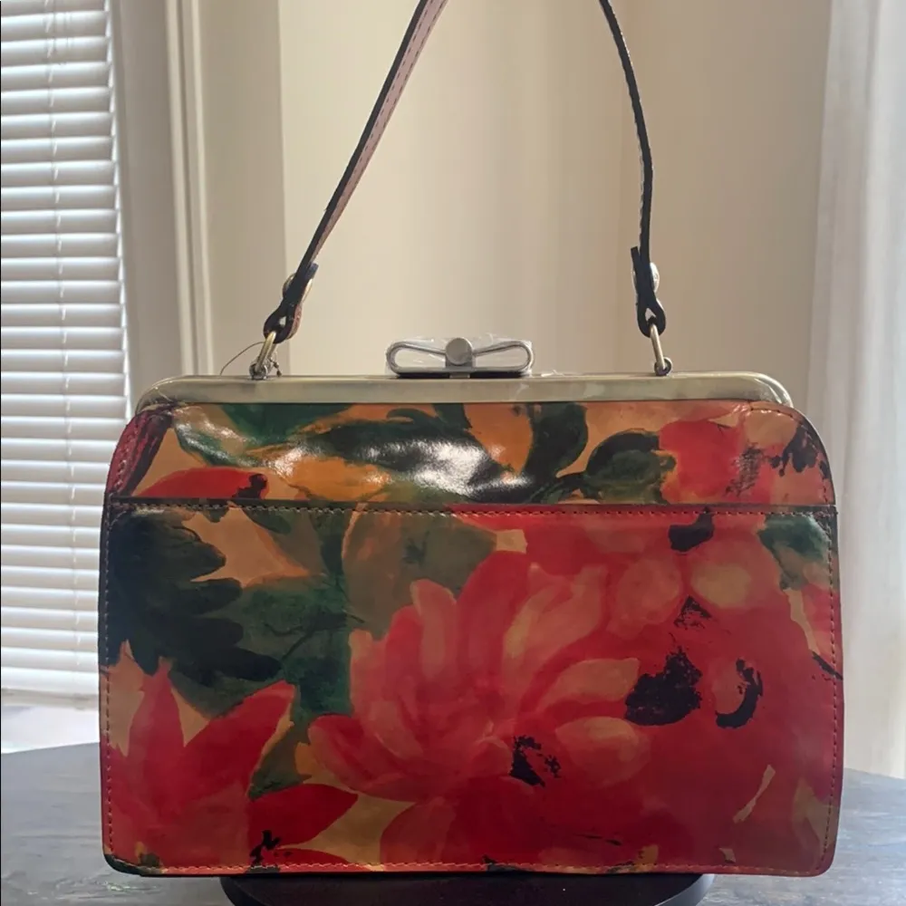 Patricia Nash Trikomo Spring Multi Printed Top Handle Satchel Bag NWT - Image 3