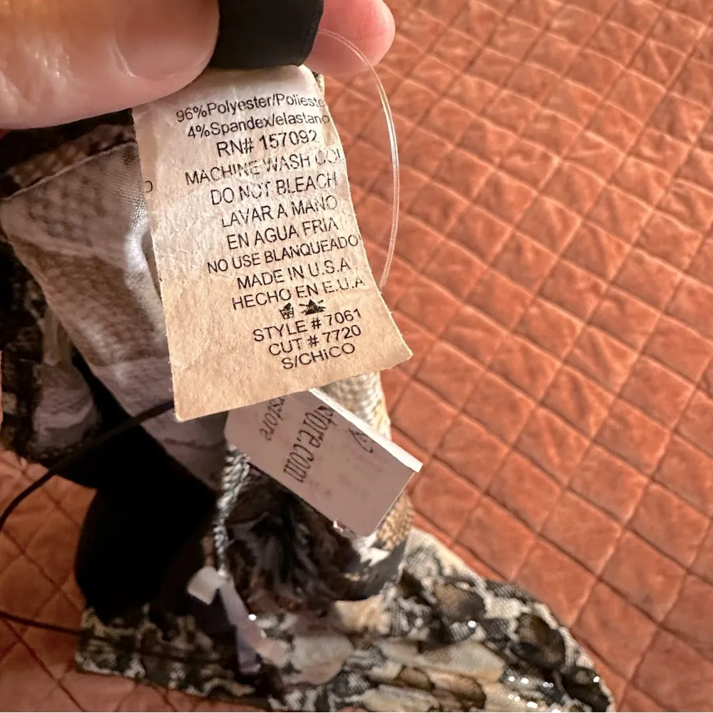 NWT Windsor Sequin snakeskin mini dress - Image 3