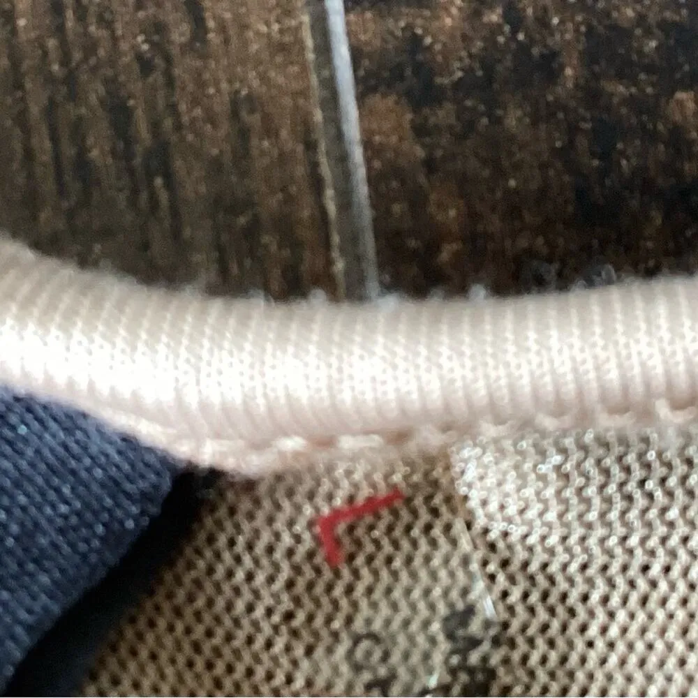 San Joy (from F21) Nude Mesh Rhinestone Bodysuit - Image 6