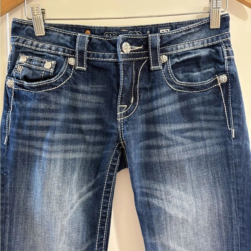 Miss Me denim Capris/Bermuda shorts size 27 - Image 2