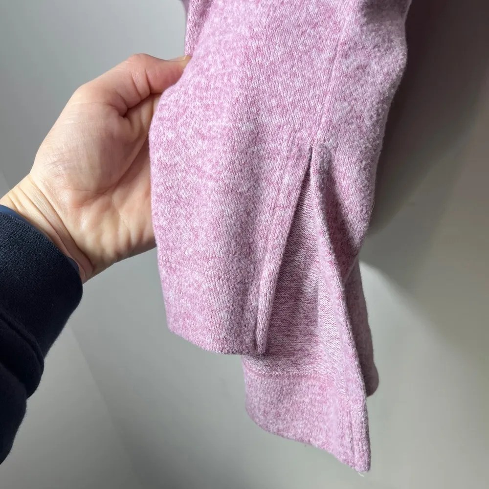 Anthropologie Maeve Tunic Cowl Neck Sweater Medium Relaxed Soft Pink Oversized - Image 14