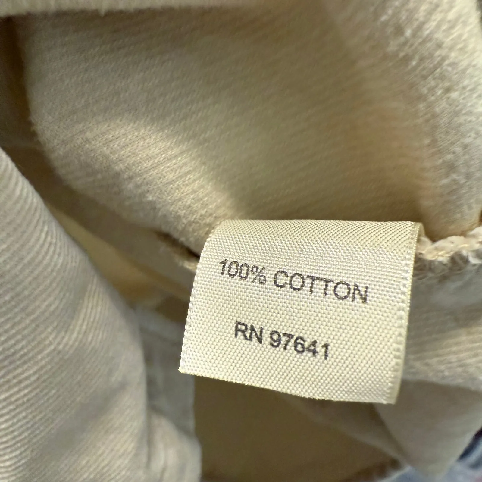 J.Jill Fine-Wale Corduroy Tan Beige Shirt Tuxedo Pleat Detail 100% Cotton Large - Image 4