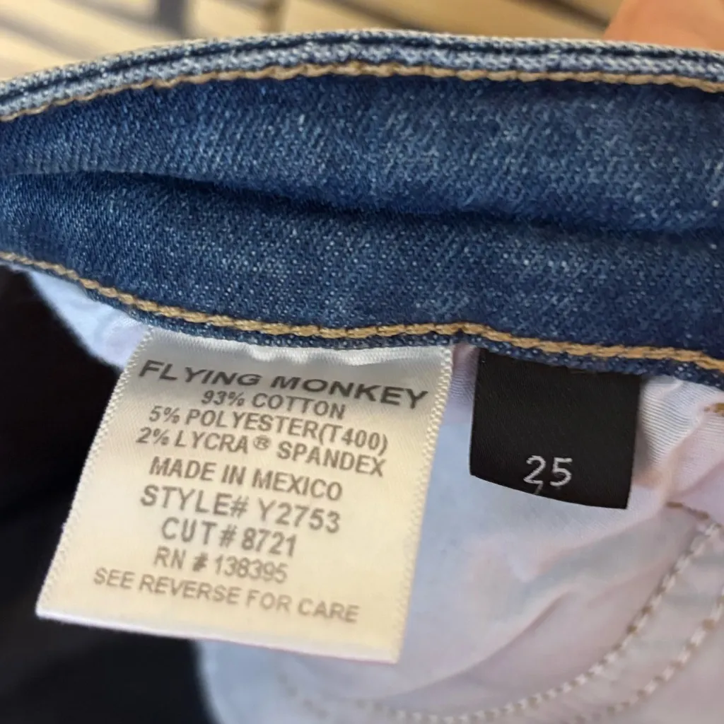 Flying Monkey Jeans‎ Size 25 - Image 6