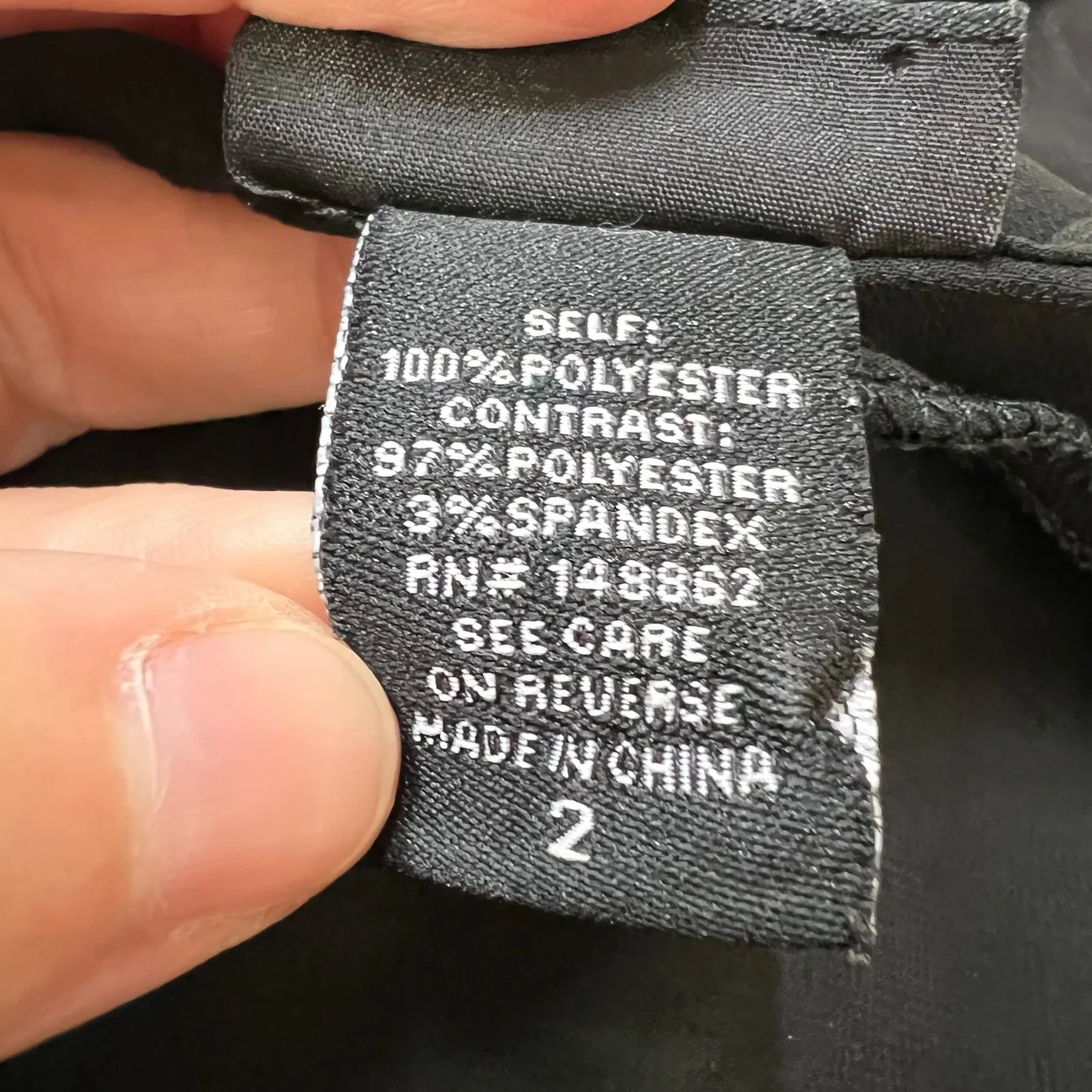 Torrid Womens Floral Print Chiffon Sharkbite Blouse Shirt Top Sheer Black Sz 2 - Image 9