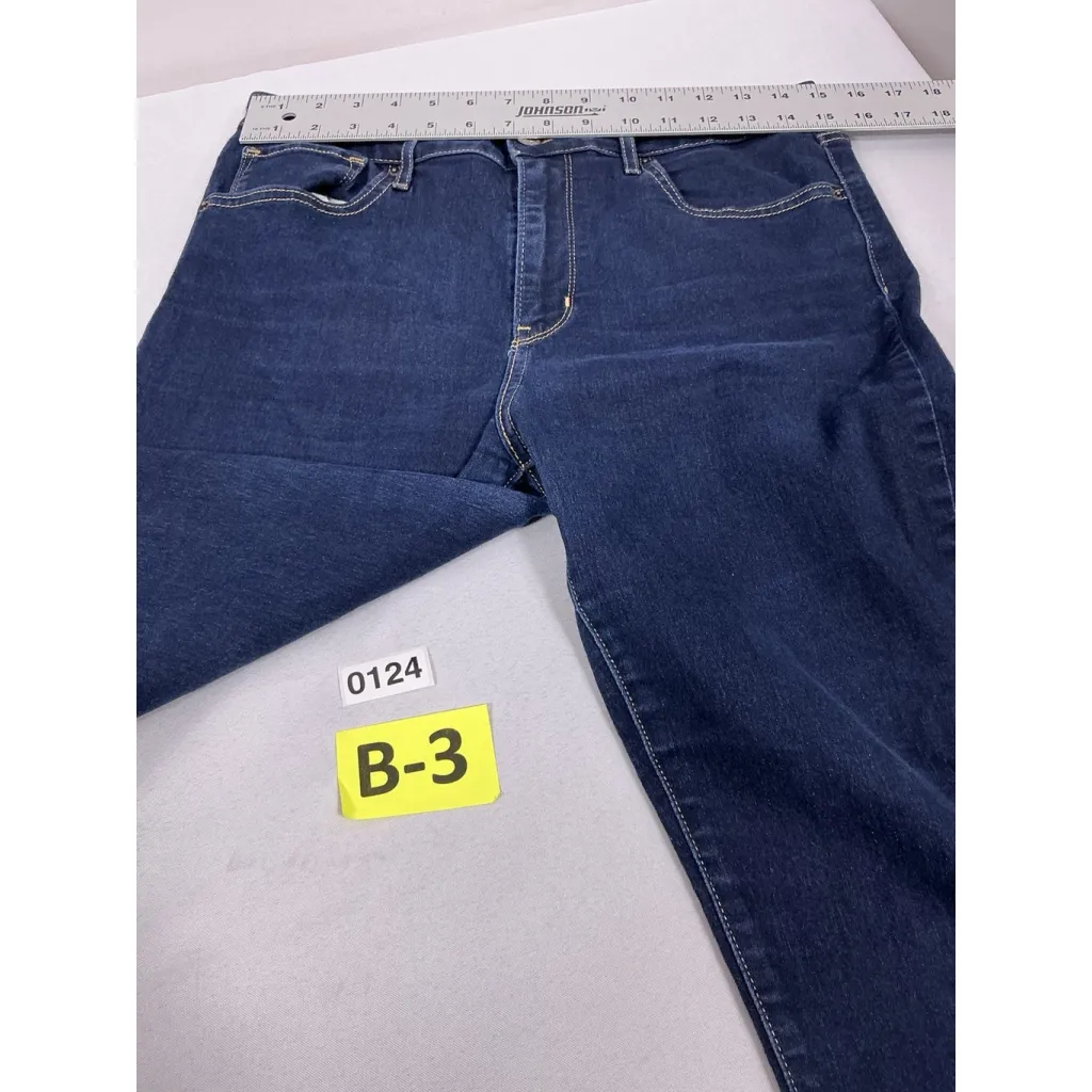 Womans Excellent Condition Levi Straus 721 Skinny Blue Jeans 31 Waist 0124/B-3 - Image 6