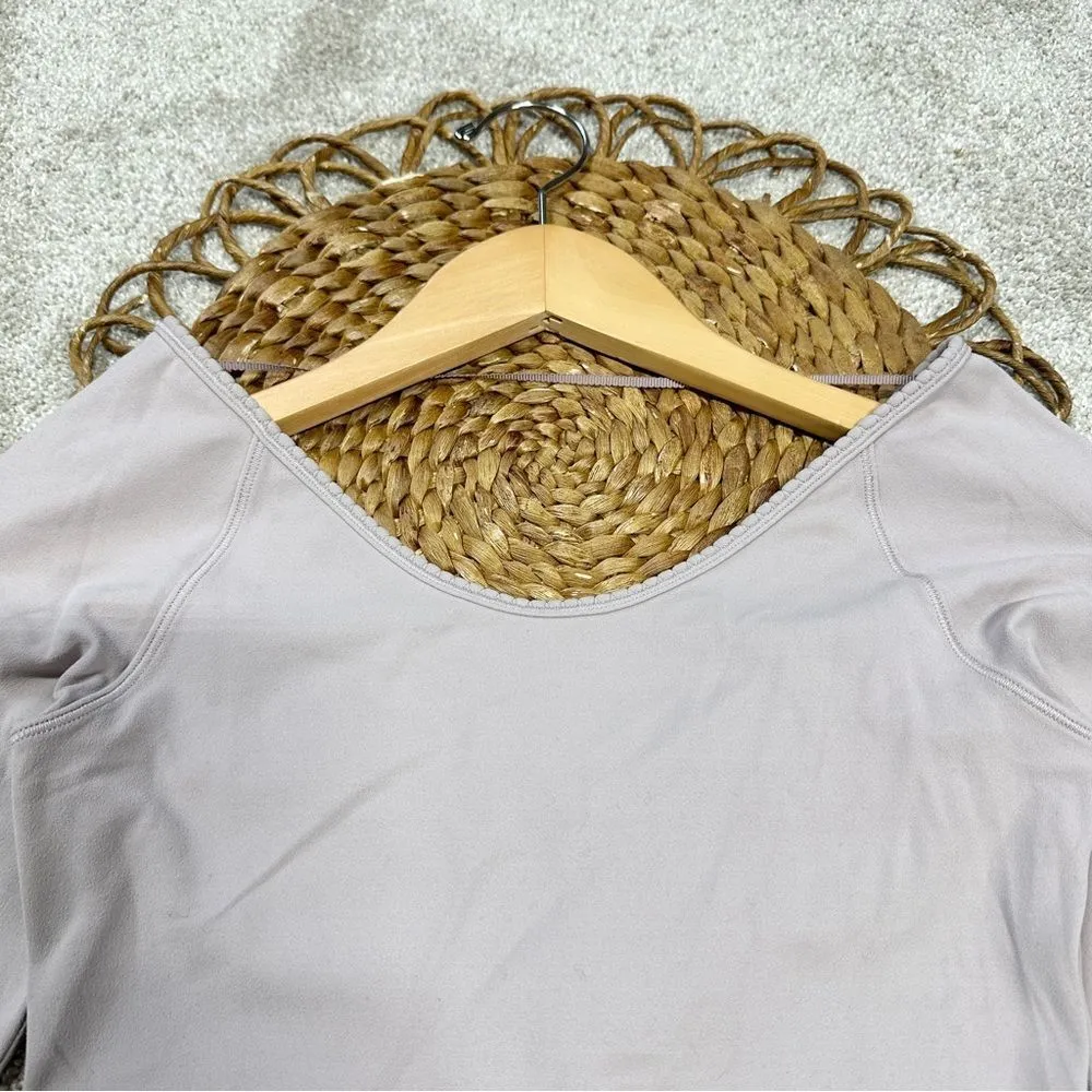 Lululemon Full Freedom Bodysuit Smoky Blush Nulu Low Back Seamless Thong Size 2 - Image 9