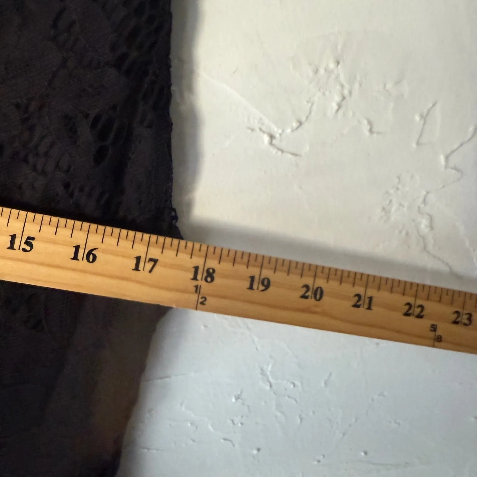 Taylor Black Lace V Neck Midi Dress Size 10 Fairy Whimsigoth Grunge Witchy - Image 11