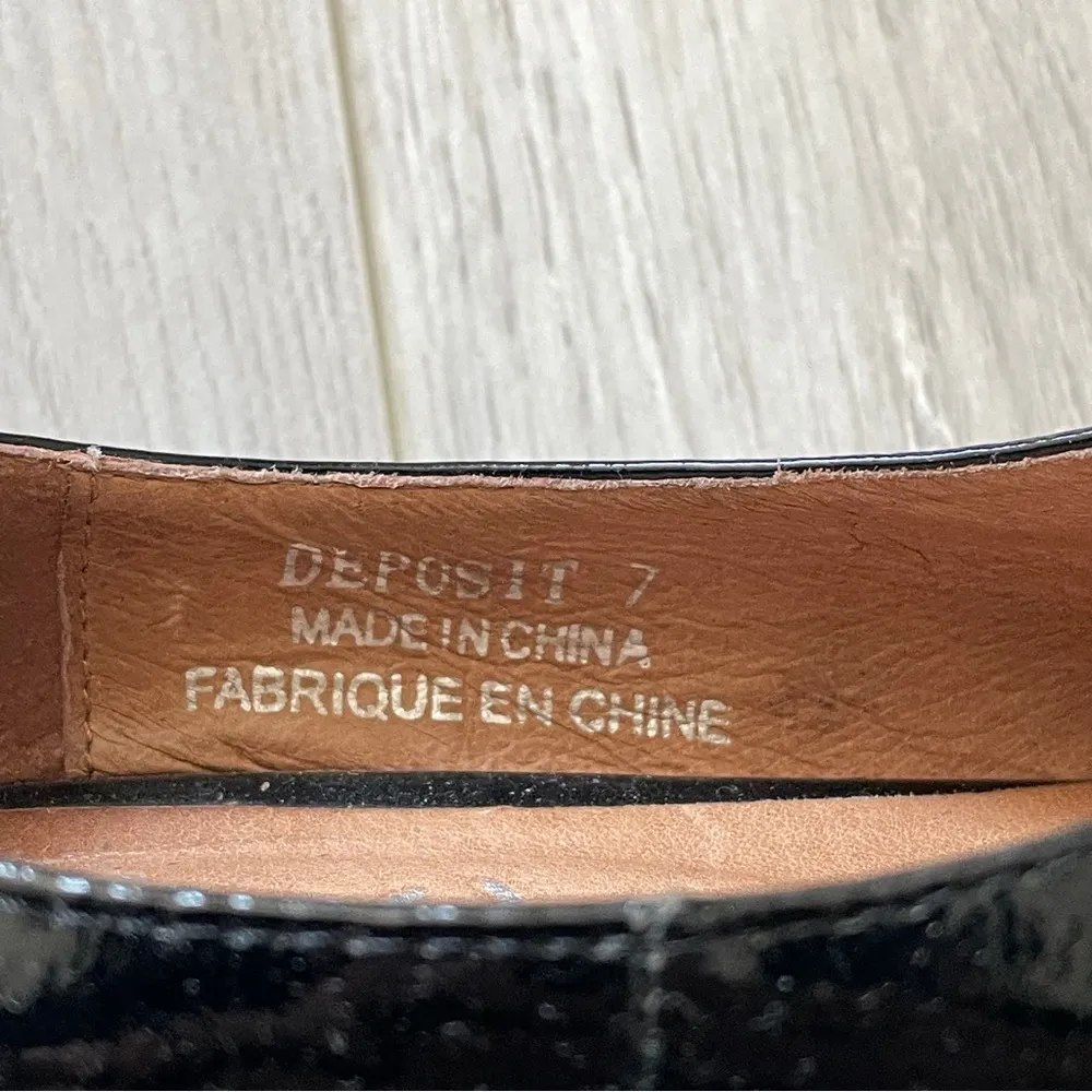 Jeffrey Campbell Flats deposit womens Cream Black (size 7) classy mary jane - Image 6