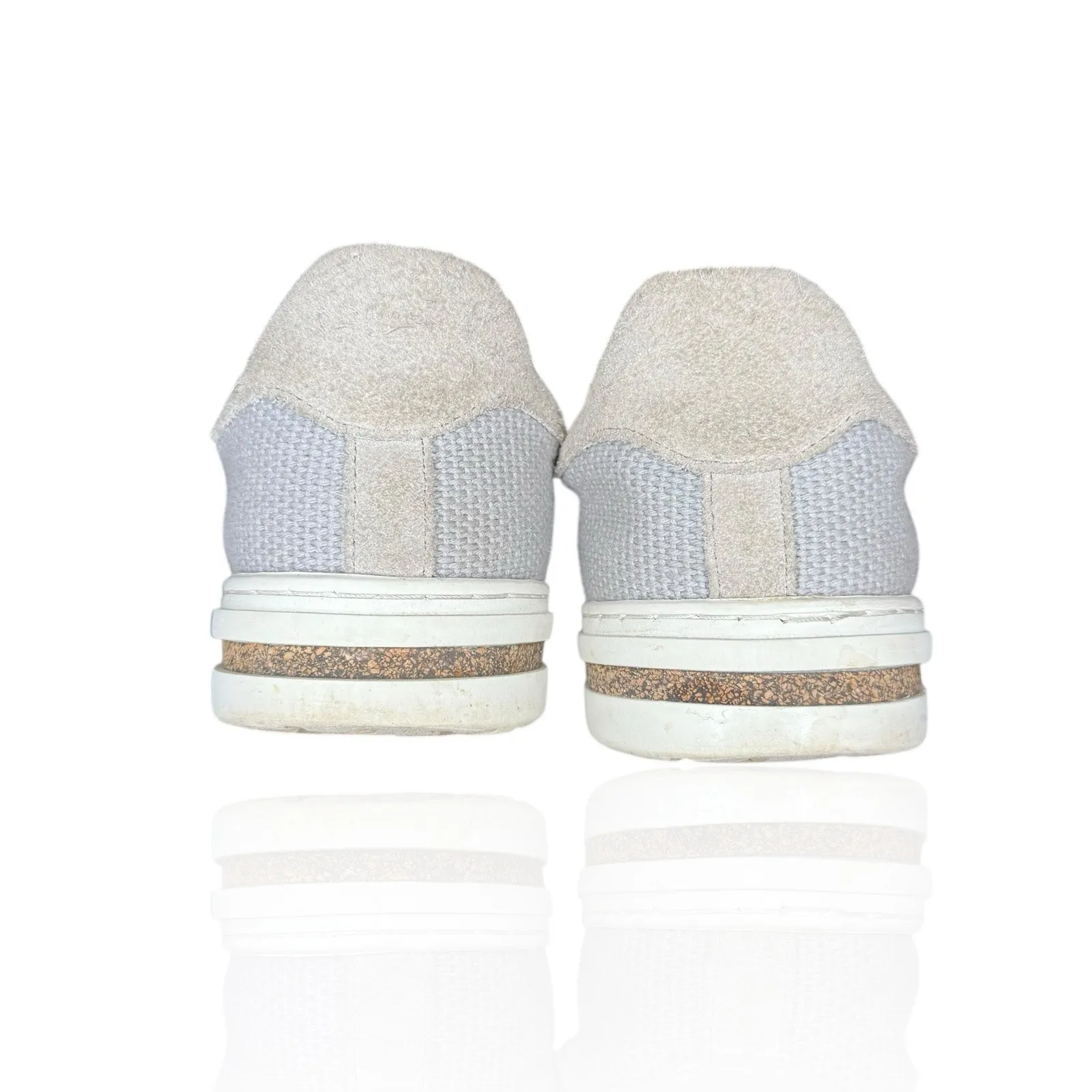 Birkenstock Bend Low Shoes Sneakers Womens Size 7 US 38 EU Gray Suede Lace Up - Image 6