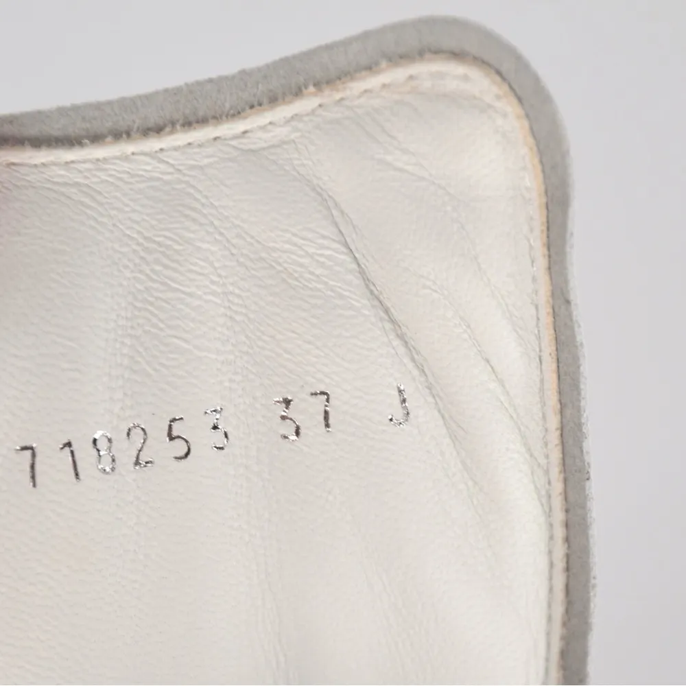 NEW Alexander Mcqueen Oversized Sneakers Sequin Beads White Red Leather Size 37 - Image 12