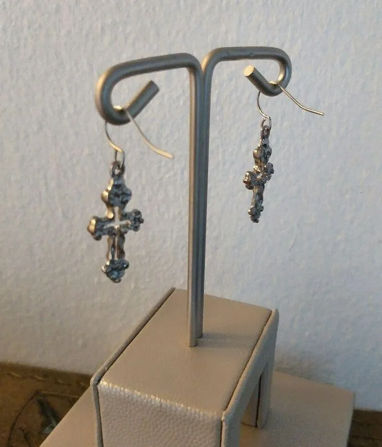 Vintage Cross earrings - Image 4