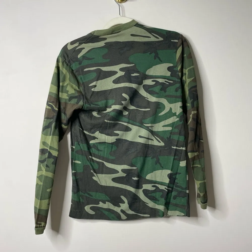 Sportsman's Choice Green Long Sleeve Camo Shirt Small - Image 4