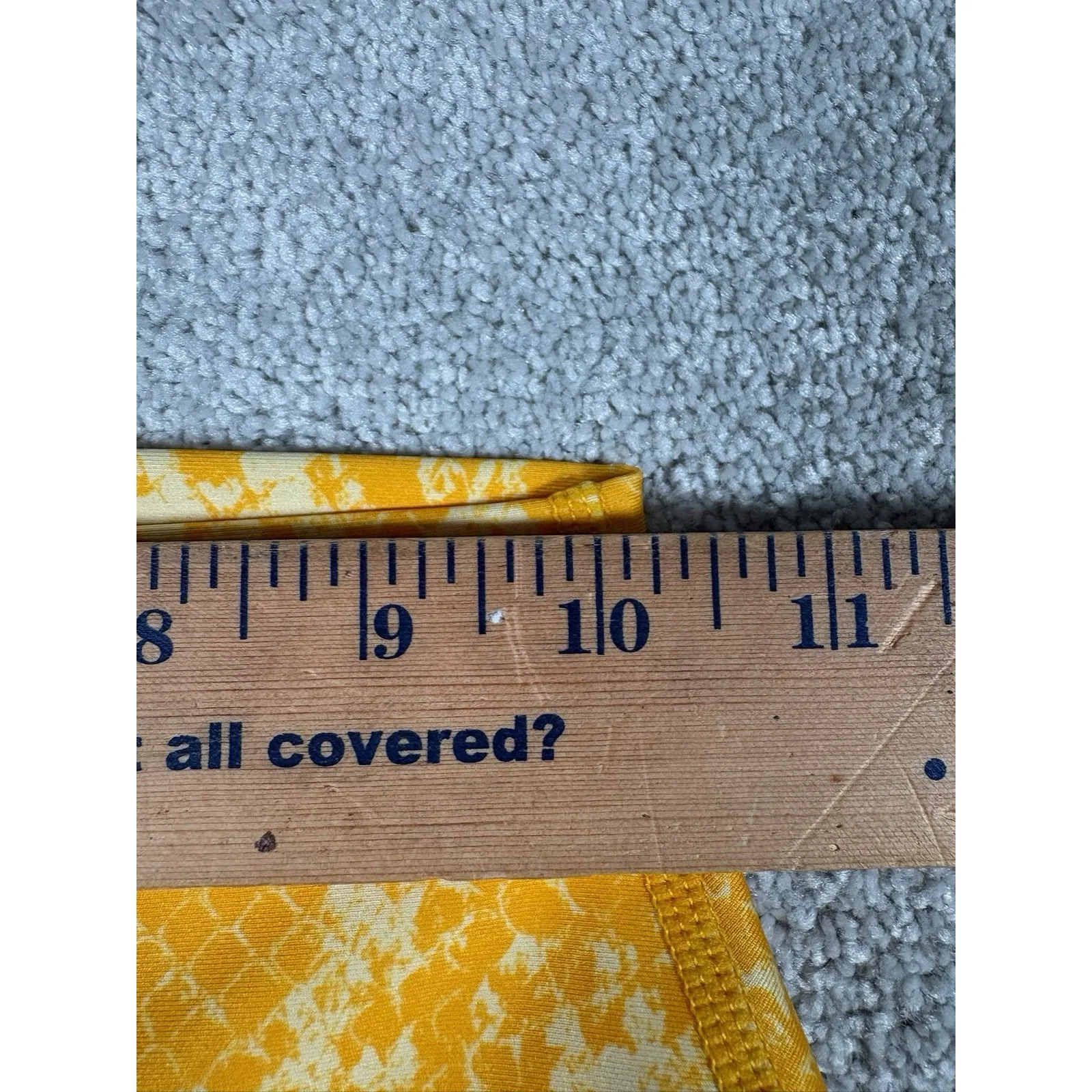 NWT Carbon38 Printed High Rise Legging Sz. Xs "Kumquat Snake Yellow" - Image 4