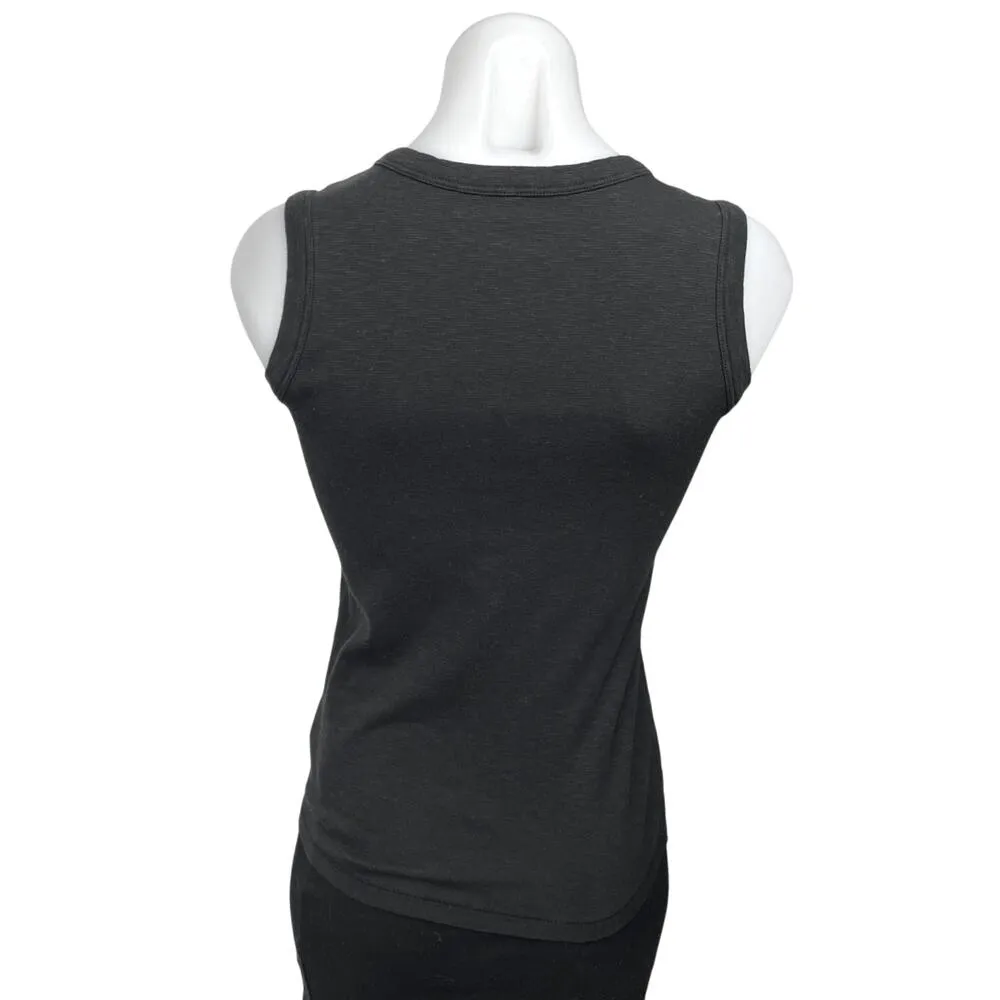 Rachel Zoe Black Layering Base Layer Sleeveless Muscle Tee Tank Top Size XS - Image 2
