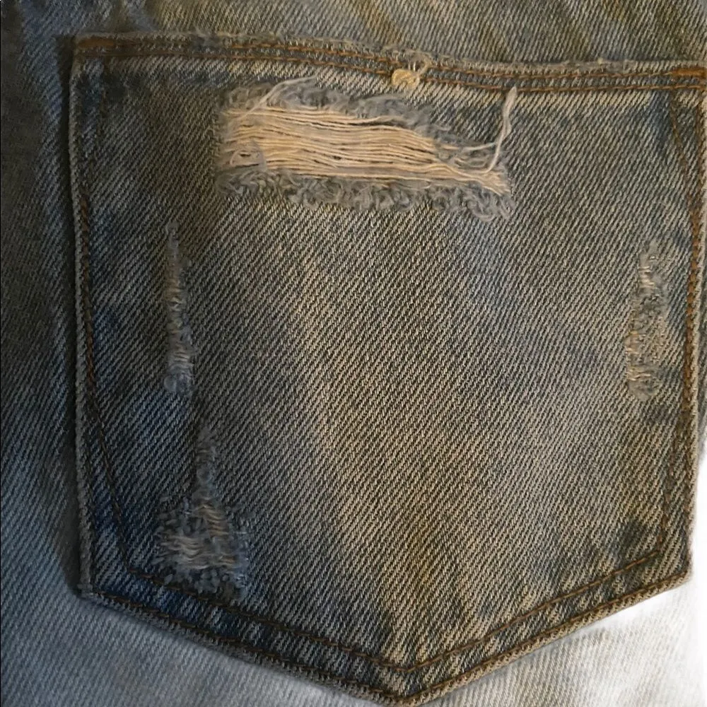 Gilded Intent Distressed Denim Jeans Size 25 - Image 3