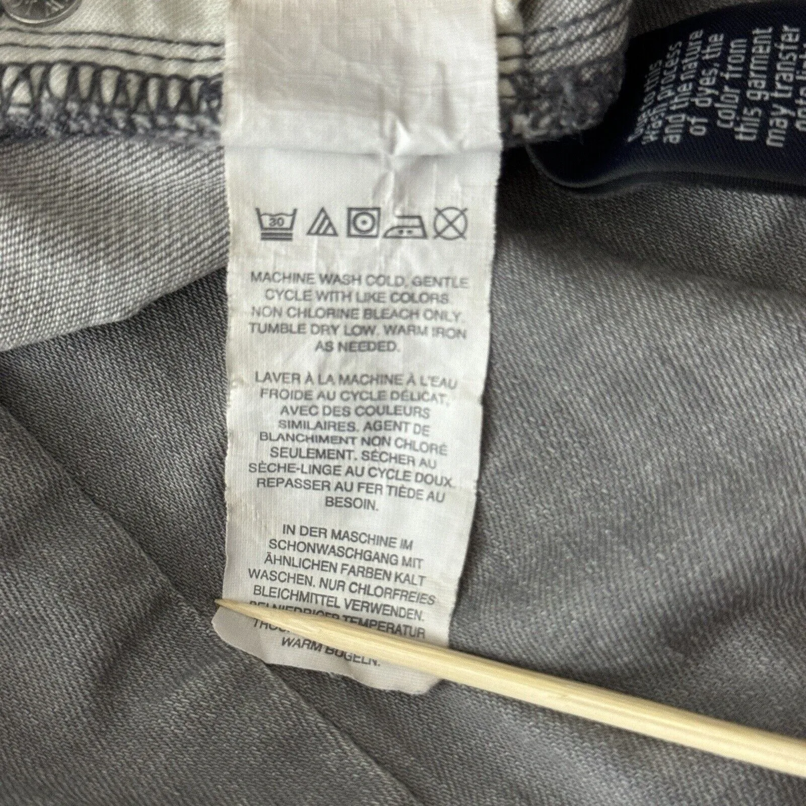 J. Crew Jeans Womens‎ 6 29" Tall Gray Lookout High Rise Skinny Neutral Casual - Image 8