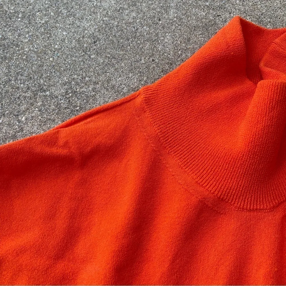 Bottega Veneta Turtleneck Sweater Womens Orange - Image 4