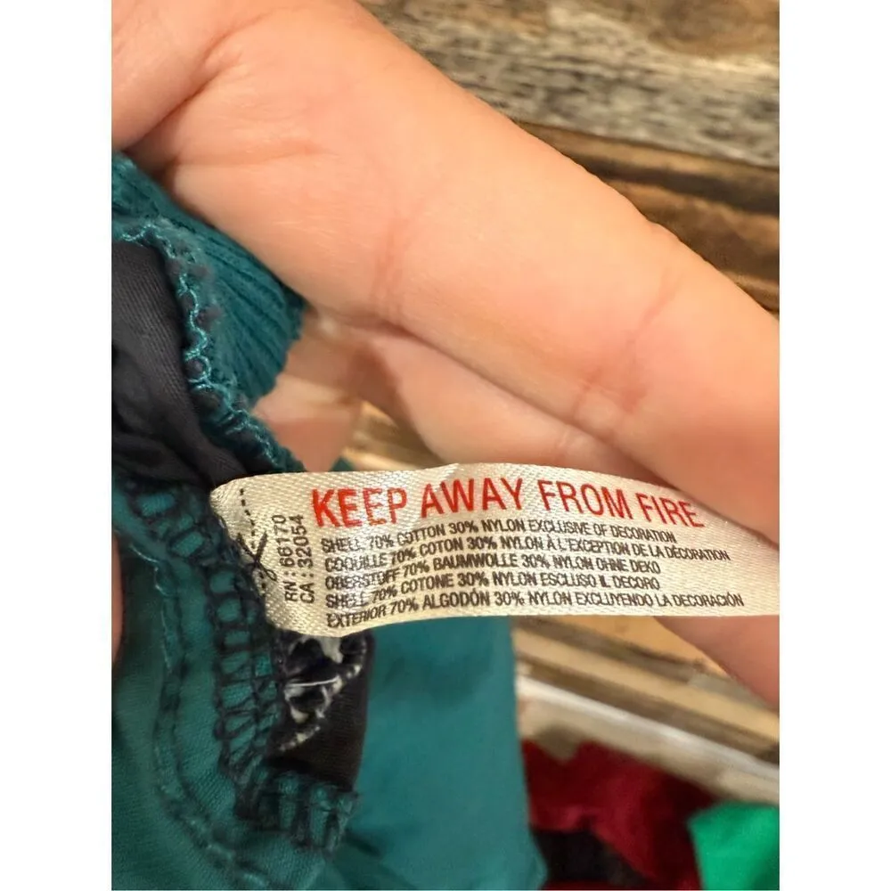 Free People MOVEMENT NWOT Mesmerize Me Colorblock Pants In Spruced Up Sz XS - Image 11