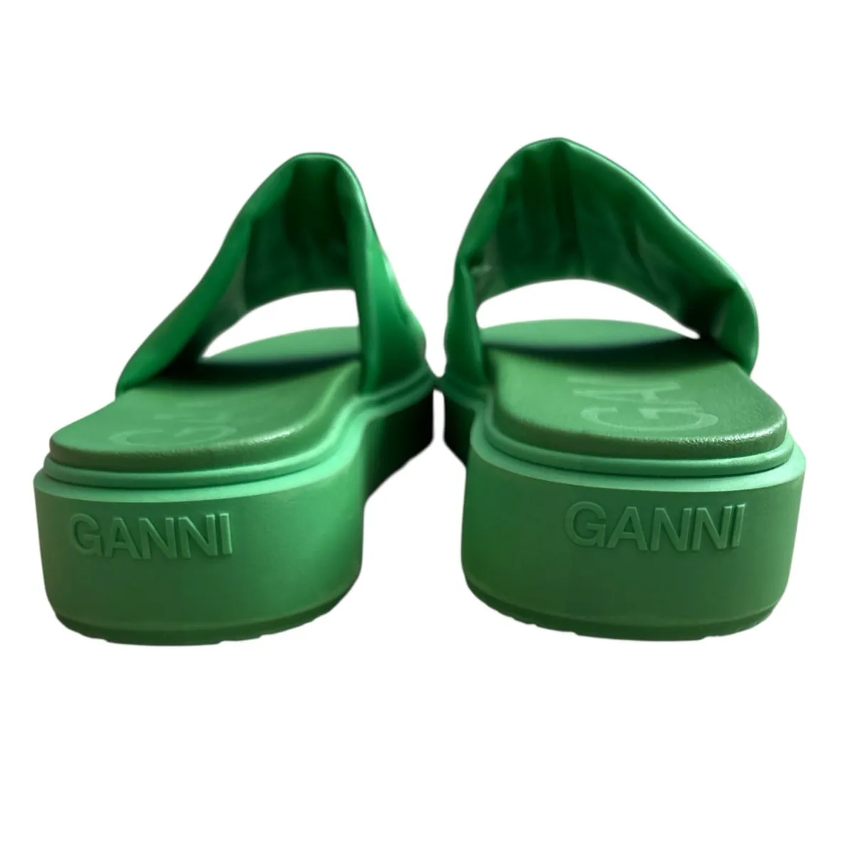 Ganni Vegea Slide Sandals‎ in Kelly Green Size 41 (US 9.5) - Image 7