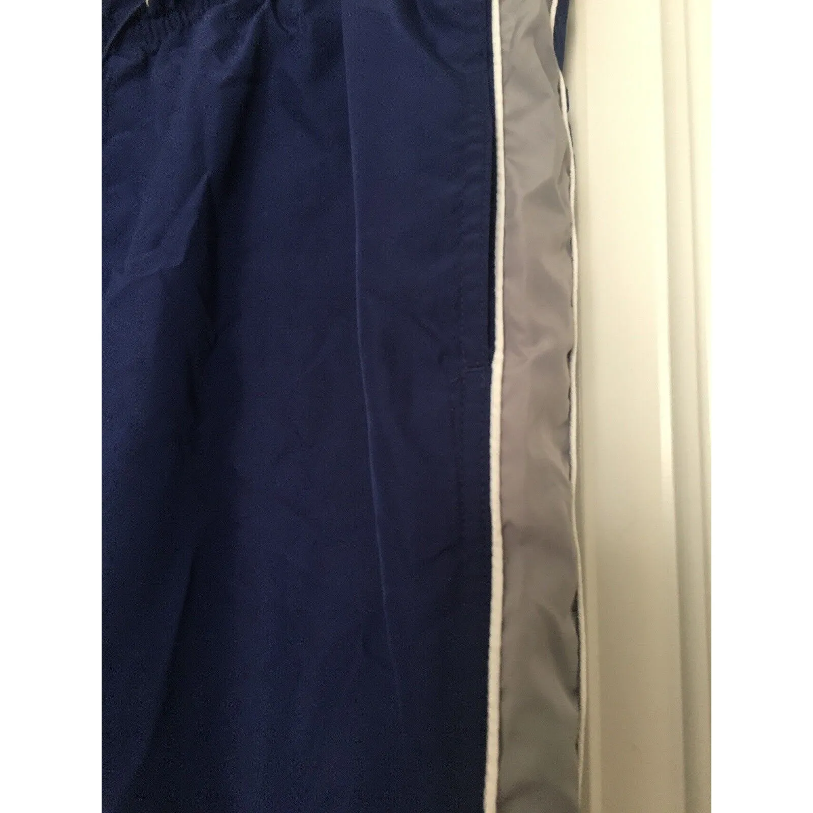 Gloria Vanderbilt Women's Track Pants Blue Gray Active Athletic Size Large - Image 4