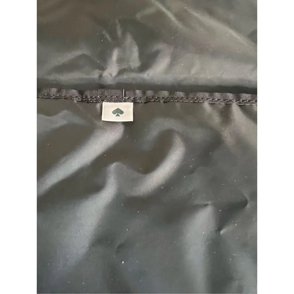 KATE SPADE NEW YORK Black Nylon Travel Bag Folding Magnetic Closure - Image 6