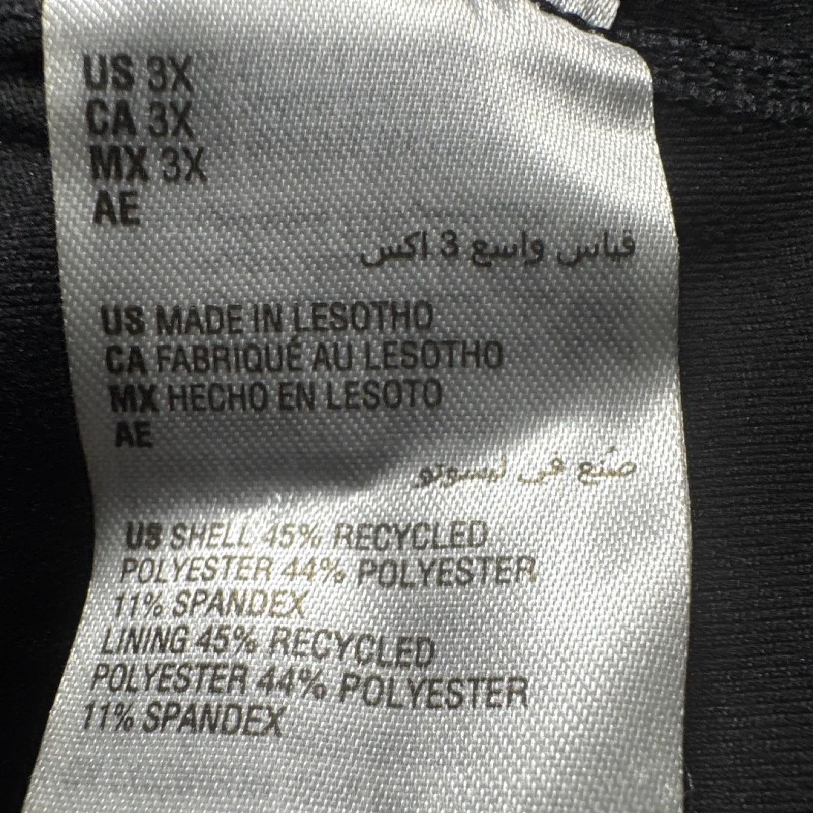 Ideology Black Sports Bra Crisscross Back Low Impact Performance Size 3X - Image 4