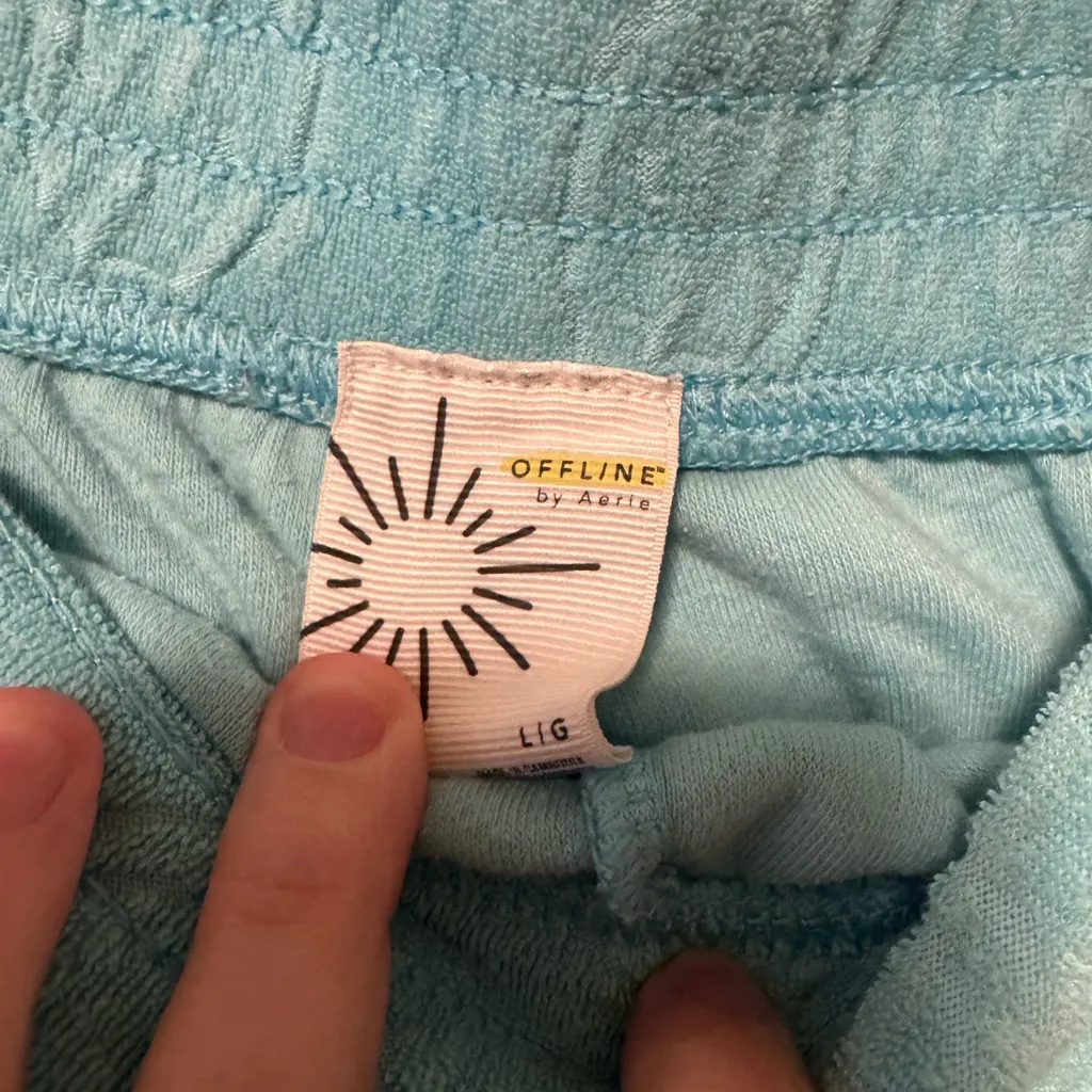 Aerie Teal Athletic Shorts - Image 2