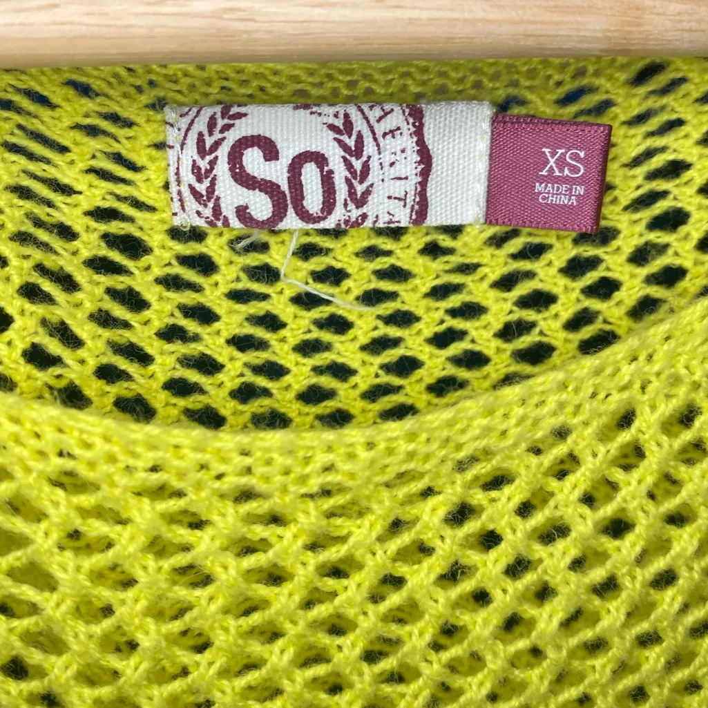 So- Yellow Knit Long Sleeve - Image 6