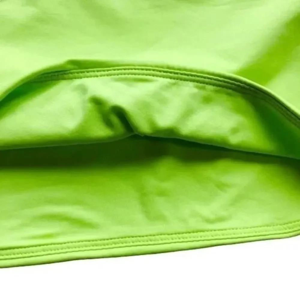 NWT Andie Swim The Aruba Bandeau Convertible Top Removable Straps S Neon Green - Image 8
