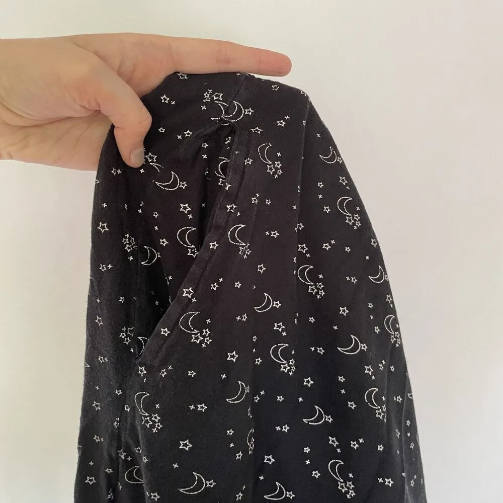 Peach Blossom black and white moon stars 2XL pajama pants casual comfortable Size undefined - Image 6