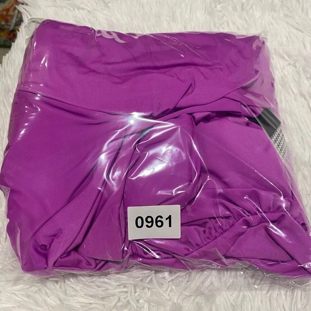 Anava Paris Rachelle Swimsuit with Headscarf in Fuchsia Size XL NWT Pink - Image 8