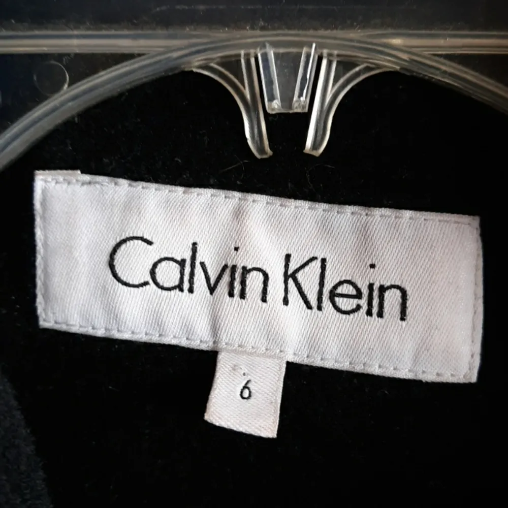 Calvin Klein Double Breasted Pea Coat Black - Image 2