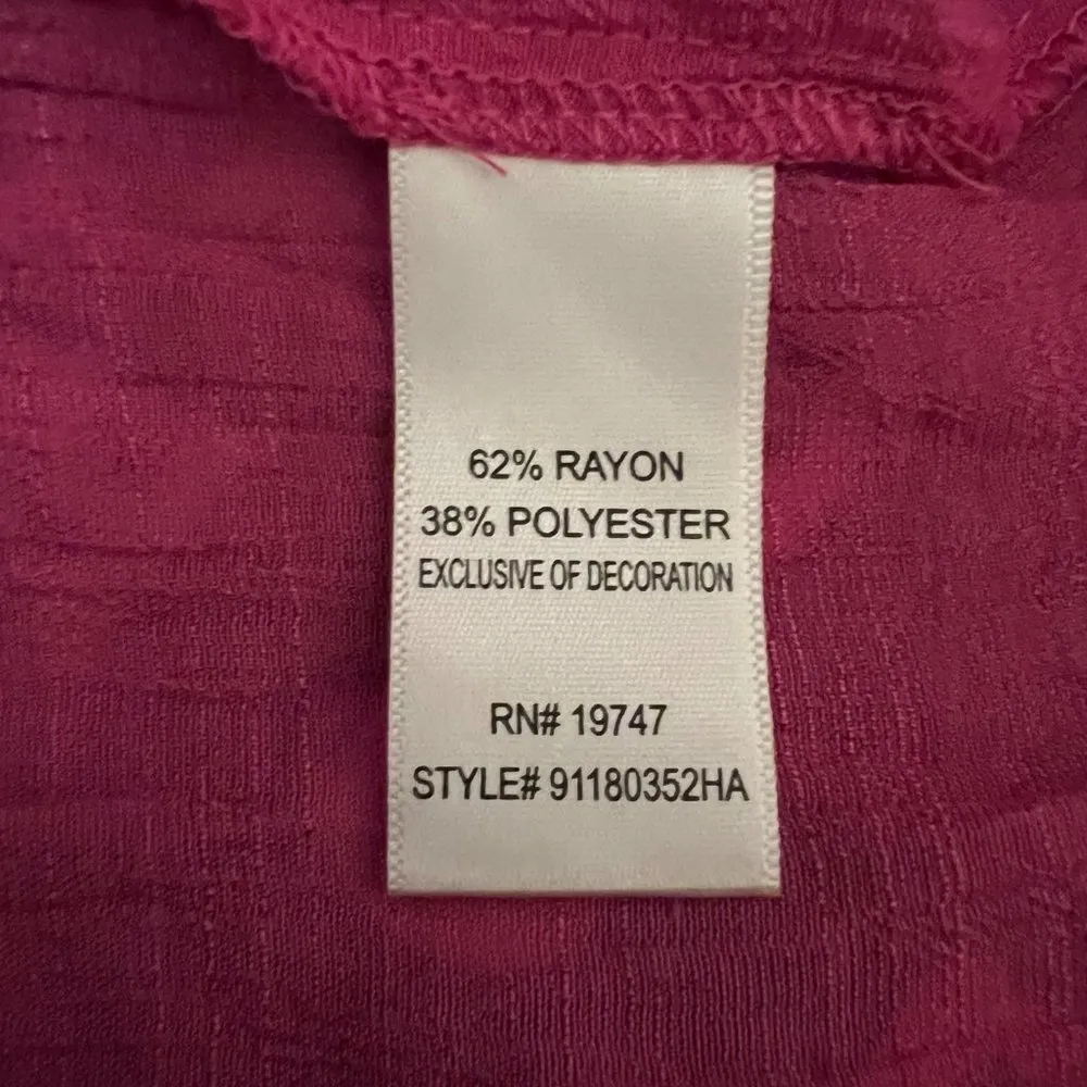 Fuchsia Flowy Top - Image 4